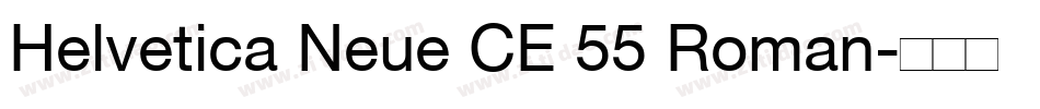 Helvetica Neue CE 55 Roman字体转换